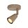 Deckenlampe verstellbar Metall Taupe GU10 L:14 cm