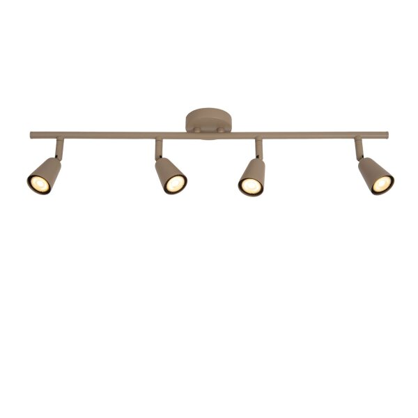 Deckenstrahler verstellbar Metall Taupe GU10 L:76 cm