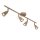 Deckenstrahler verstellbar Metall Taupe GU10 L:76 cm