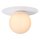 Deckenlampe blendarm Glas Weiß satiniert E27 Ø25 cm