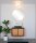 Deckenlampe Glas Messing Weiß G9 IP44 Ø28 cm Retro