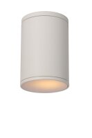 Deckenstrahler au&szlig;en Aluminium Wei&szlig; E27 IP54 &Oslash;10,8 cm