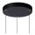 LED Pendelleuchte Alu Schwarz 2700K B:26 cm rund