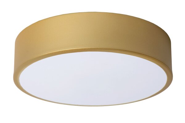 LED Deckenlampe dimmbar blendarm Messing 2700K Ø20 cm