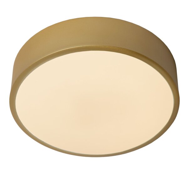 LED Deckenlampe dimmbar blendarm Messing 2700K Ø20 cm