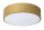 LED Deckenlampe dimmbar blendarm Messing 2700K Ø20 cm
