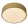 LED Deckenlampe dimmbar blendarm Messing 2700K Ø20 cm