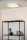 LED Deckenlampe dimmbar blendarm Metall Weiß 2700K