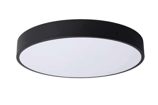LED Deckenlampe dimmbar blendarm Schwarz 2700K Ø39,5 cm