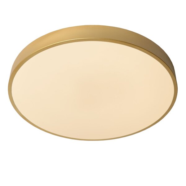 LED Deckenlampe dimmbar blendarm Messing 2700K Ø49,5 cm