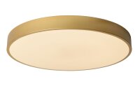 LED Deckenlampe dimmbar blendarm Messing 2700K &Oslash;49,5 cm