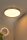 LED Deckenlampe dimmbar blendarm Messing 2700K Ø49,5 cm