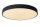 LED Deckenleuchte dimmbar Schwarz 2700K Ø49,5 cm
