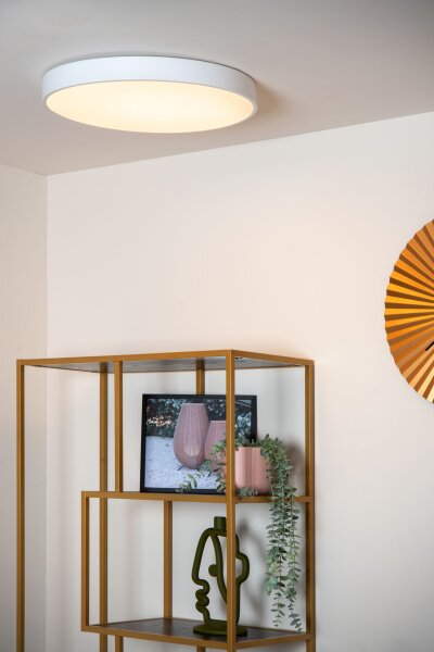 LED Deckenlampe dimmbar blendarm Weiß 2700K Ø49,5 cm