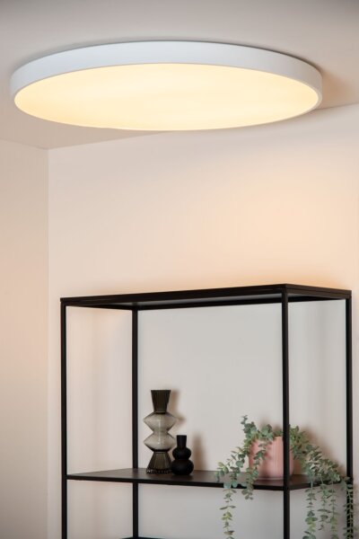 LED Deckenleuchte dimmbar blendarm Weiß 2700K Ø80 cm