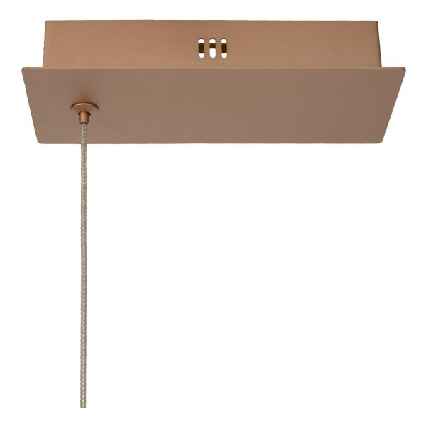 LED Pendelleuchte Glas Weiß CCT 2200-3000K L:122,5 cm