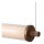 LED Pendelleuchte Glas Weiß CCT 2200-3000K L:122,5 cm