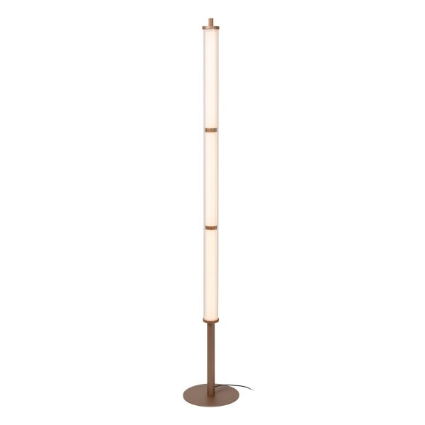 LED Stehleuchte dimmbar Glas Champagner 2200-3000K