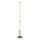 LED Stehleuchte dimmbar Glas Champagner 2200-3000K