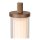 LED Stehleuchte dimmbar Glas Champagner 2200-3000K