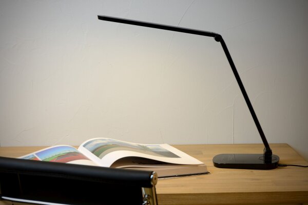 LED Tischlampe schwenkbar Schwarz 2700-6500K H:42 cm