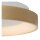 LED Deckenlampe Messing Ring 2700K Ø28 cm 1700 lm rund