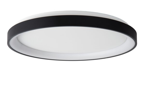 LED Deckenleuchte Schwarz Ring 2700K Ø48 cm 3332 lm