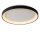 LED Deckenleuchte Schwarz Ring 2700K Ø48 cm 3332 lm