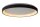 LED Deckenleuchte Schwarz Ring 2700K Ø48 cm 3332 lm