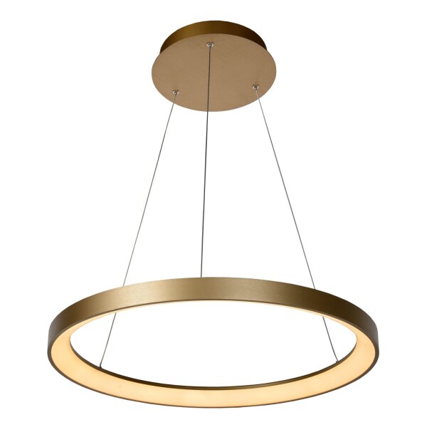 LED Kronleuchter verstellbar Messing 2700K Ø58 cm