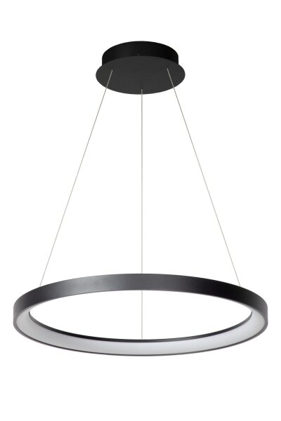 LED Kronleuchter verstellbar Schwarz 2700K Ø58 cm