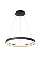 LED Kronleuchter verstellbar Schwarz 2700K &Oslash;58 cm