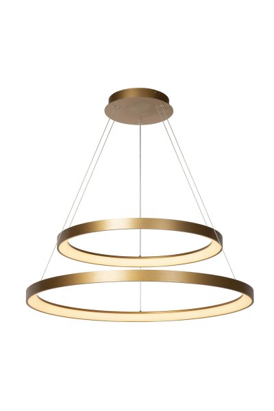 LED Kronleuchter verstellbar Messing 2700K B:78 cm