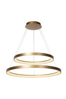 LED Kronleuchter verstellbar Messing 2700K B:78 cm