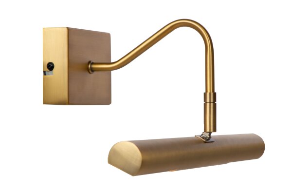 Bilderleuchte Messing 2-flammig G9 H:15,7 cm modern