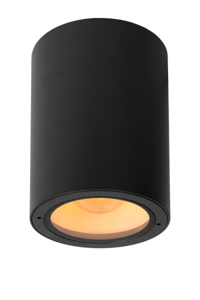 Deckenstrahler außen Alu Schwarz E27 IP54 B:10,8 cm