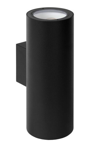 Wandstrahler Up Down Alu Schwarz E27 IP54 B:10,8 cm