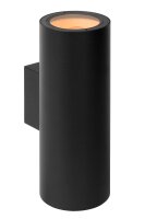 Wandstrahler Up Down Alu Schwarz E27 IP54 B:10,8 cm