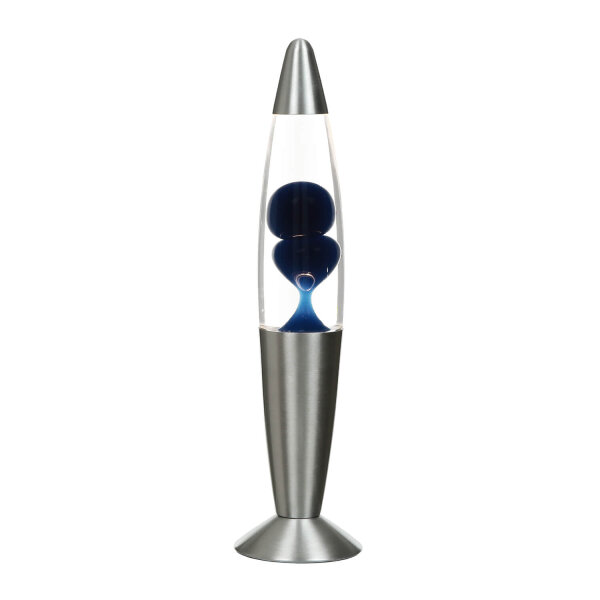 Lampe à lave harmonieuse bleu argent rond Ø6cm TIMMY