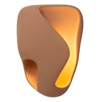 Wandlampe indirekt Beton Taupe G9 B:32,3 cm modern