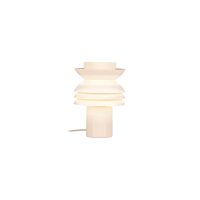 Tischlampe Metall Beige Retro E27 H:25,5 cm modern