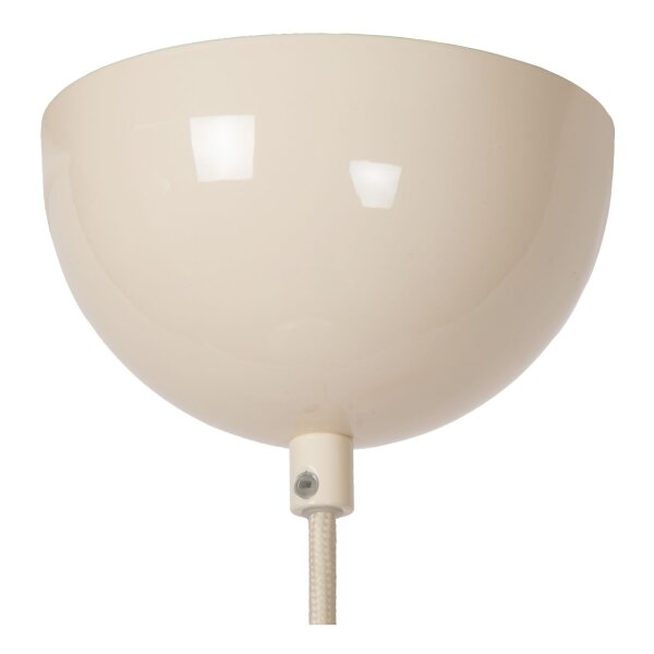 Pendelleuchte indirekt Metall Beige E27 B:40 cm