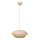 Pendelleuchte indirekt Metall Beige E27 B:40 cm