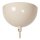 Pendelleuchte indirekt Metall Beige E27 B:40 cm
