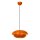 Pendelleuchte indirekt Metall Orange E27 Ø40 cm