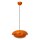 Pendelleuchte indirekt Metall Orange E27 Ø40 cm