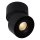 LED Deckenlampe schwenkbar Schwarz 2700K Ø7,8 cm