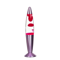 Lampe à Lave Rétro Rose clair H:36cm...