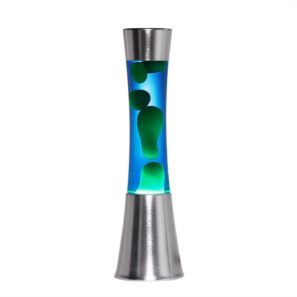 Retro Lavalampe Blau Grün 39cm stimmungsvoll SANDRO