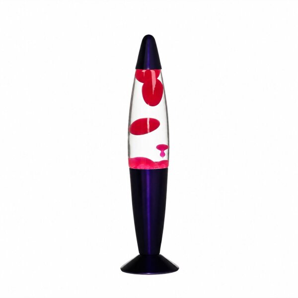 Fröhliche Lavalampe TIMMY Blau Rot 36 cm klein